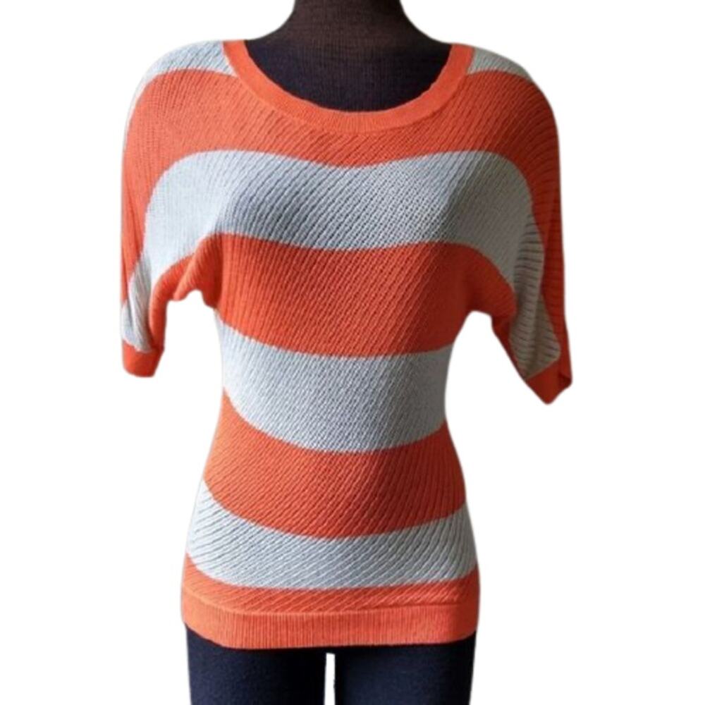 Express wide stripe short sleeve top size XS